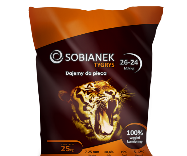 SOBIANEK Tygrys 26-24 MJ/kg 1000 kg