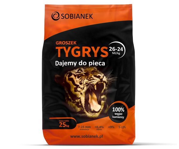 Tygrys 26-24 MJ/kg 1000 kg
